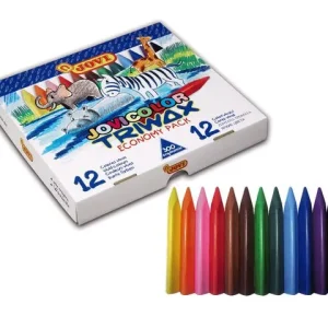 Vaxkrita trekantig 12 färger 300/fp