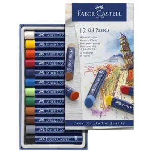 Oljepastellkritor FABER 12 färger