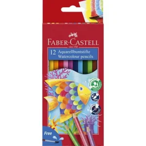 Akvarellpenna FABER-CASTELL 12 färger