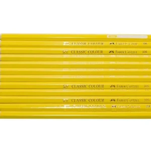 Färgpenna FABER-CASTELL gul 12/fp