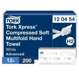 Handduk TORK Adv H2 Xpress Komp. 2400/fp
