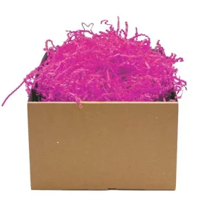 Crinkle craft rosa pappersstrimlor 1kg