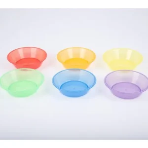 Transparent sorteringsskål färgade 6/fp