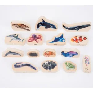 Träfigurer havet 15/fp