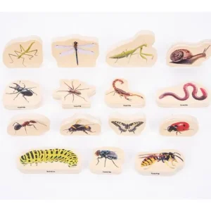 Träfigurer insekter 15/fp