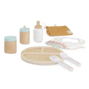 Nappflaska mat set till docka 8delar