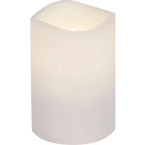 Blockljus STAR T Paul LED 11,5cm vit