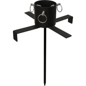 Julgransfot utomhus 47x36cm svart