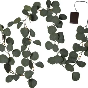 Ljusslinga STAR T Eucalyptus timer 180cm