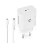 Laddare Vägg NEDIS 20 W USB-C/Lightning