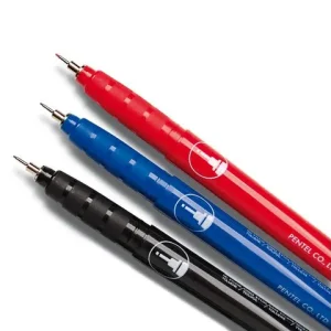 Märkpenna perm. PENTEL super fine svart