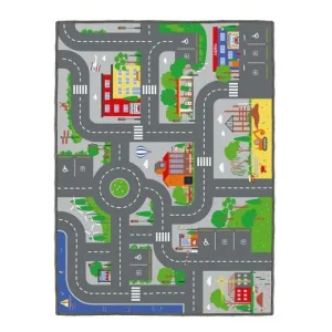 Lekmatta bilar stor 180x130 cm