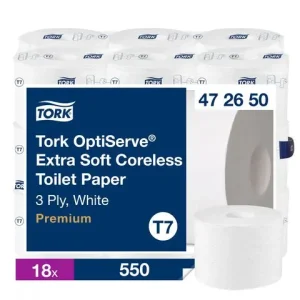 Toalettpapper TORK Pre T7 3-lag 18/krt