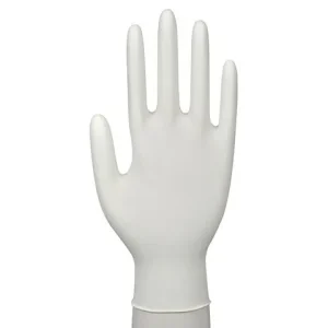 Nitrilhandske acc./pfri vit M 150/fp