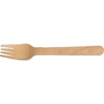 Bestick Gaffel vaxat trä 16cm 100/fp