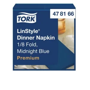 Servett TORK LinStyle mblå 39x39cm 50/fp