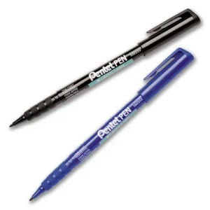 Märkpenna perm. PENTEL fine svart