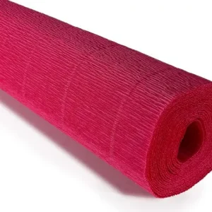 Kräppapper kraftigt 180gr Vinröd
