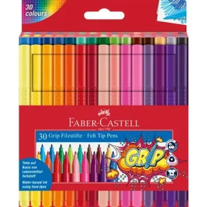 Fiberpenna FABER neon och pastell 30/fp