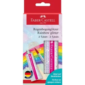 Glitterfärg FABER Rainbow 2 x12 ml