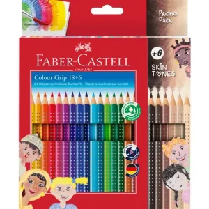Färgpenna FABER CASTELL Grip 24/fp