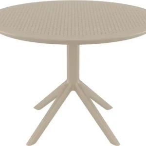 Bord SIESTA Sky runt 105cm taupe