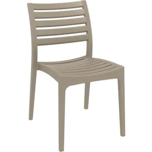 Stol SIESTA Ares stapelbar taupe