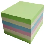 Notes LYRECO recycled 75x75mm sort. 6/fp