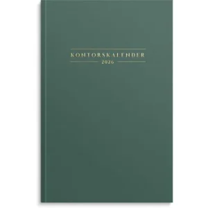 Kontorskalender 2026 grön