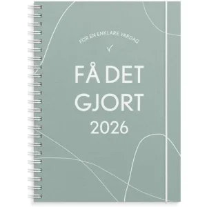Kalender Få det gjort 2026 grön