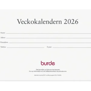 Veckokalendern refill 2026