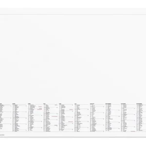 Kalender Skrivunderlägg Elegant 2026