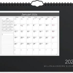 Väggkalender Miljökalendern Elegant 2026