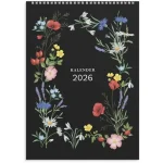 Väggkalender Illustrerad blomster 2026