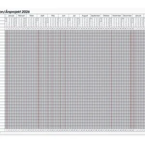 Whiteboardtavla Semesterplan 2026