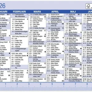 Kalenderkort 2026
