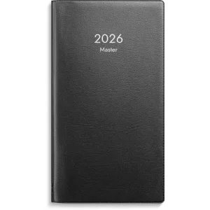 Kalender Master 2026 plast svart