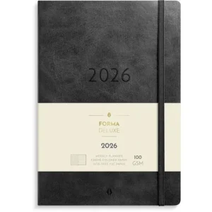 Stor Veckokal. Forma Deluxe 2026 svart