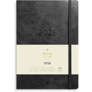 Kalender Agency Forma Deluxe 2026 svart