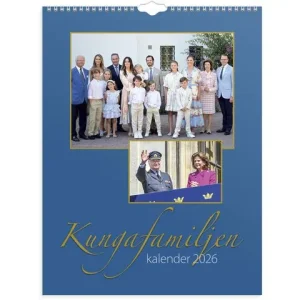 Väggkalender Kungafamiljen 2026