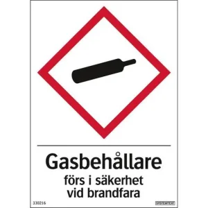 Dekal Gasbehållare 105x148mm