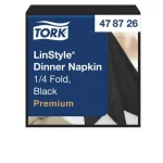Servett TORK LinStyle svart39x39cm 50/fp