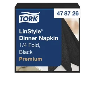 Servett TORK LinStyle svart39x39cm 50/fp