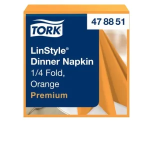 Servett TORK LinStyle orang39x39cm 50/fp