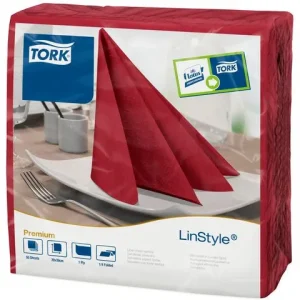Servett TORK LinStyle vröd 39x39cm 50/fp