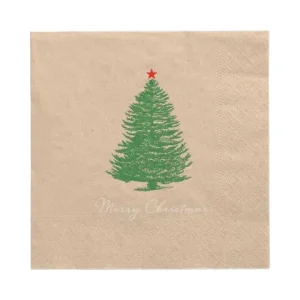 Servett Merry Chris 3-lags 33x33cm 20/fp