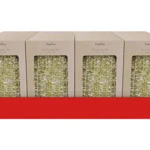 Dekoration Glitter guld 5mx25mm