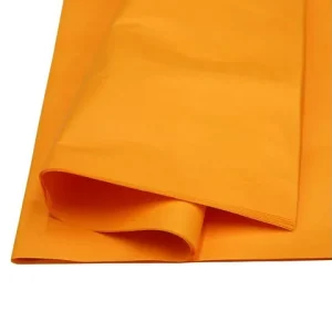 Silkespapper 50X70cm orange 25ark/fp