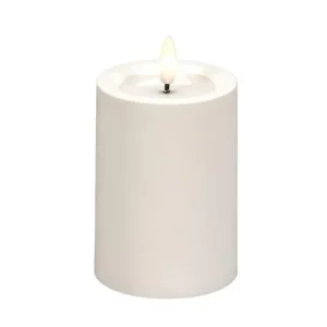 Blockljus KONSTSMIDE LED timer vit 10cm