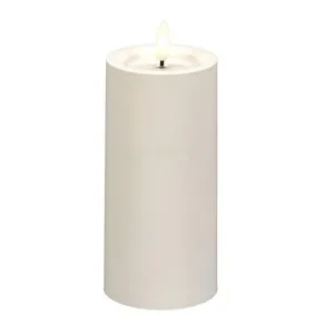 Blockljus KONSTSMIDE LED timer vit 15cm